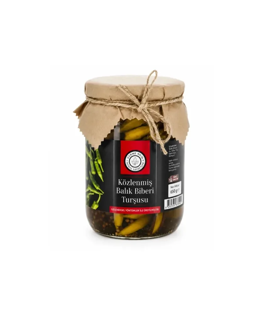 Reçel Diyarı Köz Balık Biber Turşusu (680 g)