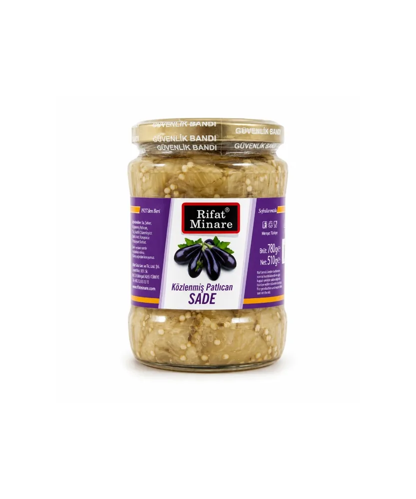 Rifat Minare Sade Közlenmiş Patlıcan (510 g)